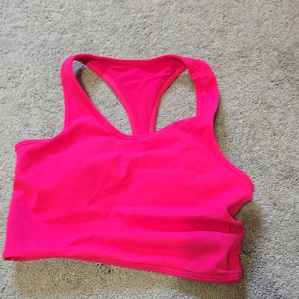 Vibrant Pink Sports Bra